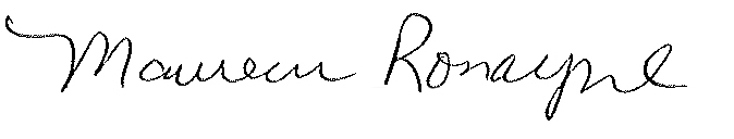 Maureen Ronayne signature
